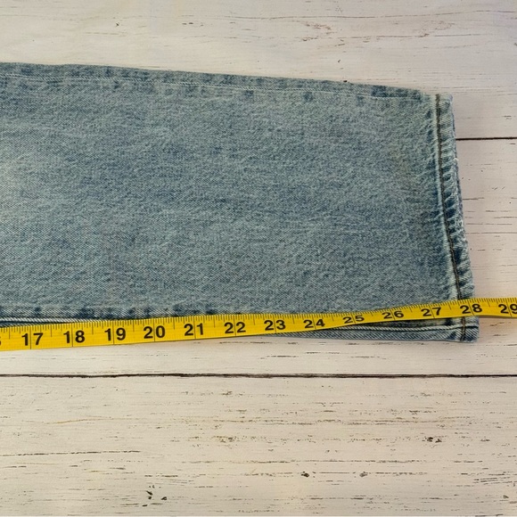 Anthropologie Pistola Bowie Bowed Lexi Barrel Leg Straight Jeans Size 28 NWT - Picture 7 of 10
